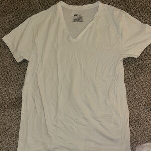 Hanes Classic White V-Neck Men’s Shirt